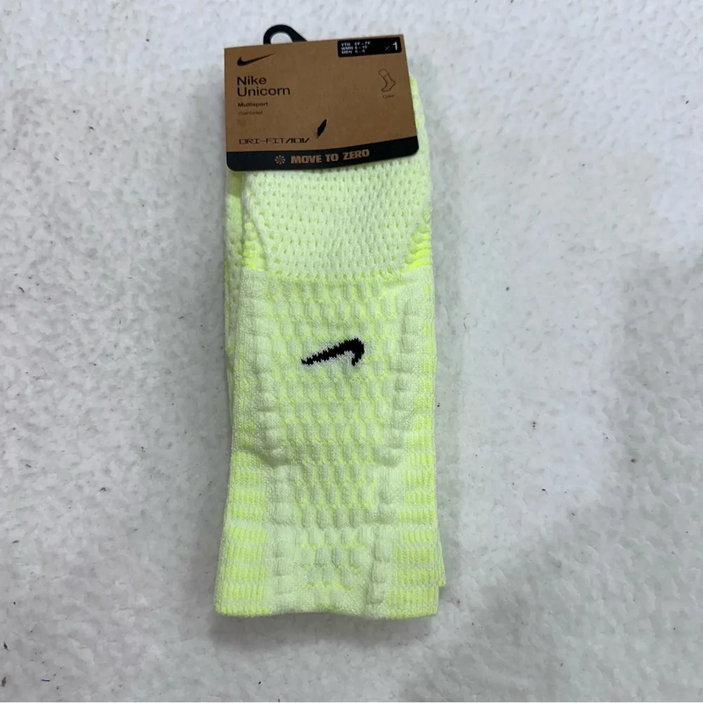 Nike Yellow Unicorn Socks